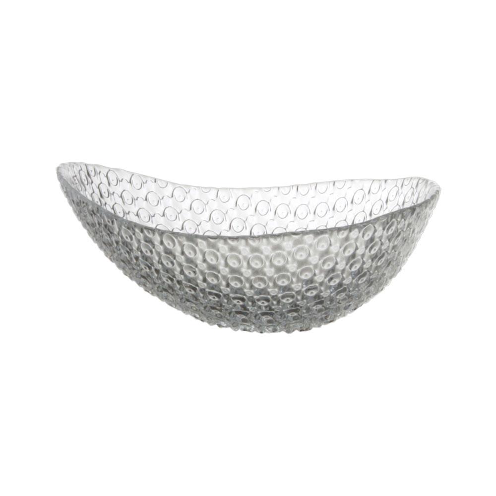 Avet Bol Oval Carmen 20x16 cm 750 ml Altura 7 cm Transparente Apto Microondas y Lavavajillas (Pack de 6)