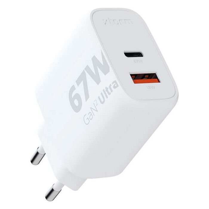 XTORM 67W GaN2 ULTRA CARGADOR DE PARED 67W EN USB C 18W