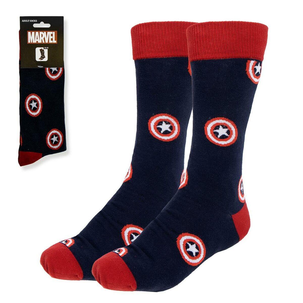 Cerdá T3845 Calcetines Marvel Negros para Adulto | Talla Calzado 38-39