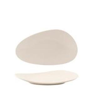 SUMMA Danza Plato Oval 21x12 cm - Colección Danza, Vitro Porcelana, Color Marfil (6 Unidades)
