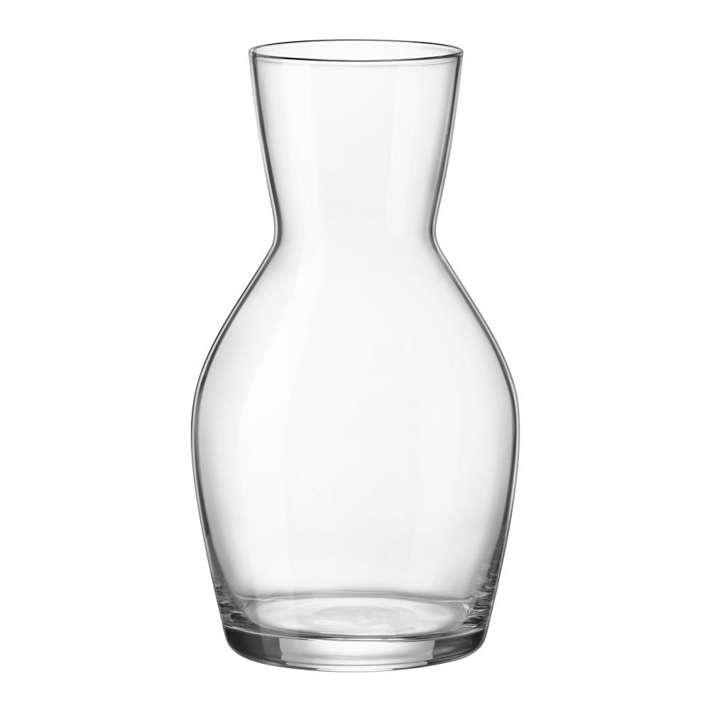 Bormioli Rocco Botella de Vino Ypsilon 500ml (0.5L) 590ml Total Cristal sin plomo Pack de 6 unidades - Altura 170mm